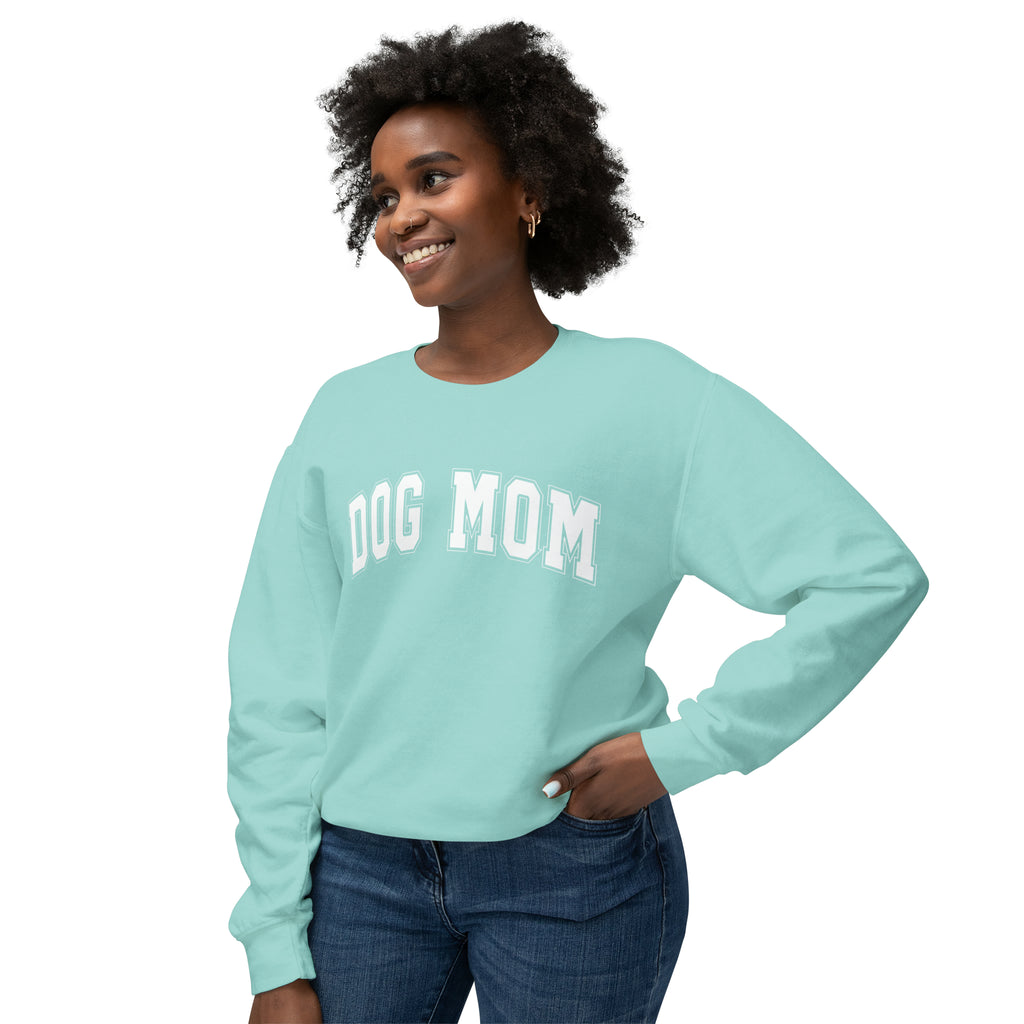 Dog Mom Varsity Crewneck Sweatshirt - Bark and Willow