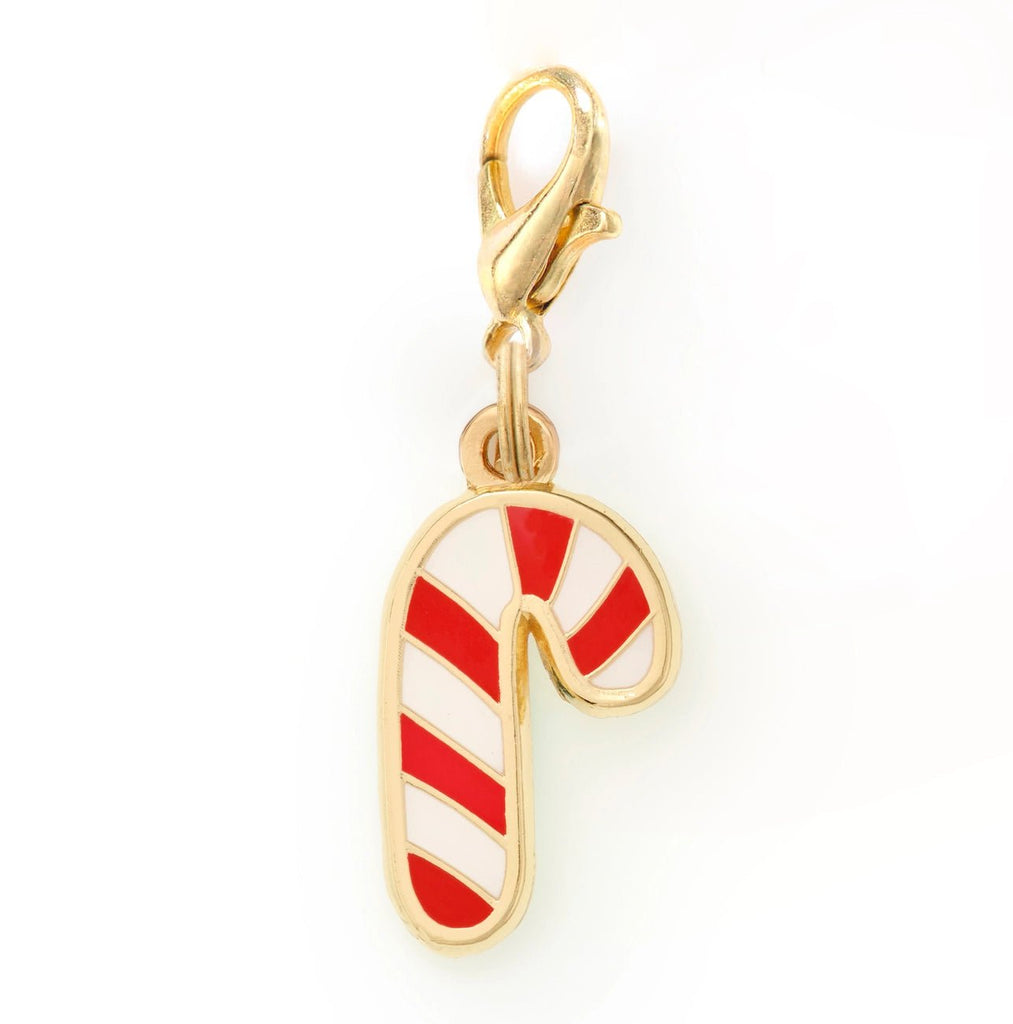 Candy Cane Collar Charm - Bark and Willow