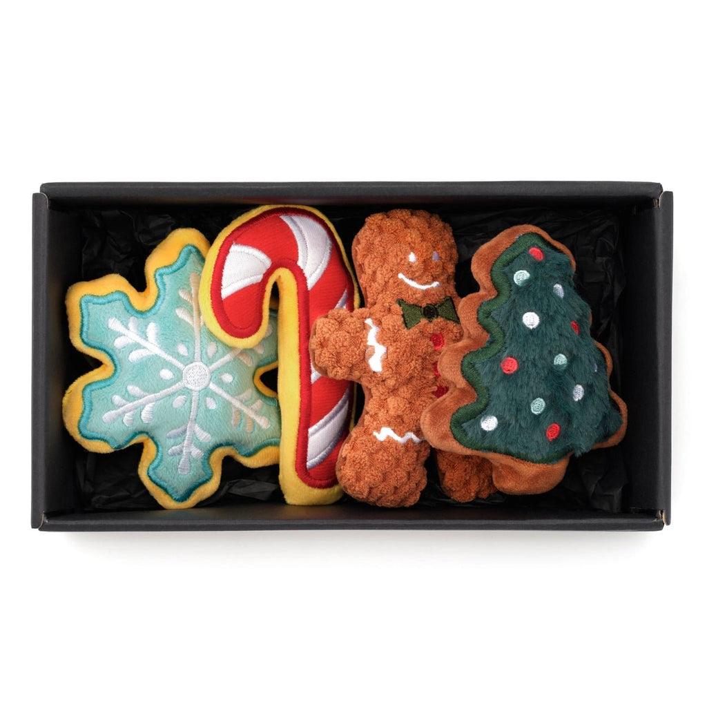 Christmas Cookies Holiday Dog Toy Set - Bark and Willow