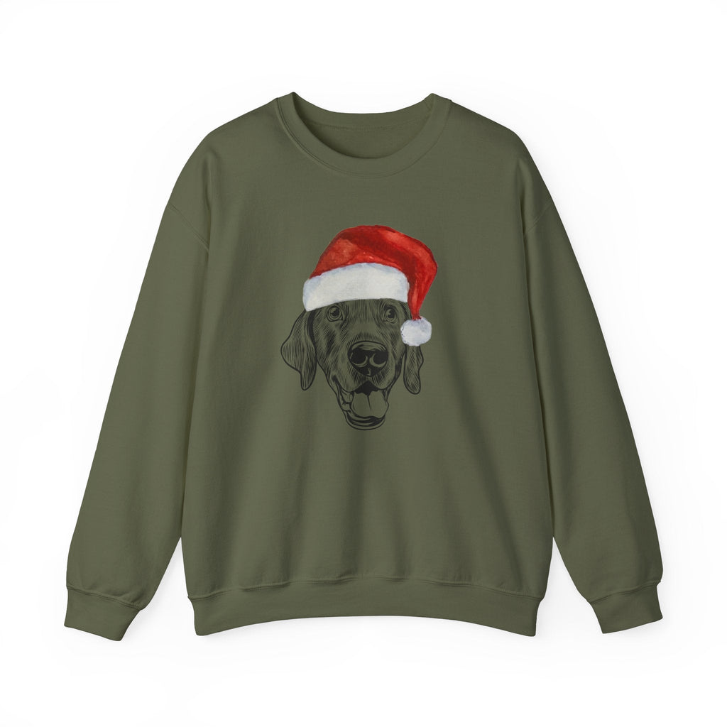 Custom Pet Portrait Holiday Sweatshirt - Bark and Willow