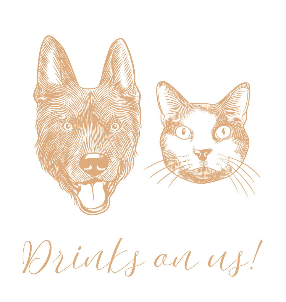 Custom Pet Portrait Napkins - Bark and Willow