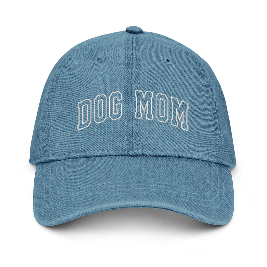 Dog Mom Denim Dad Hat - Bark and Willow