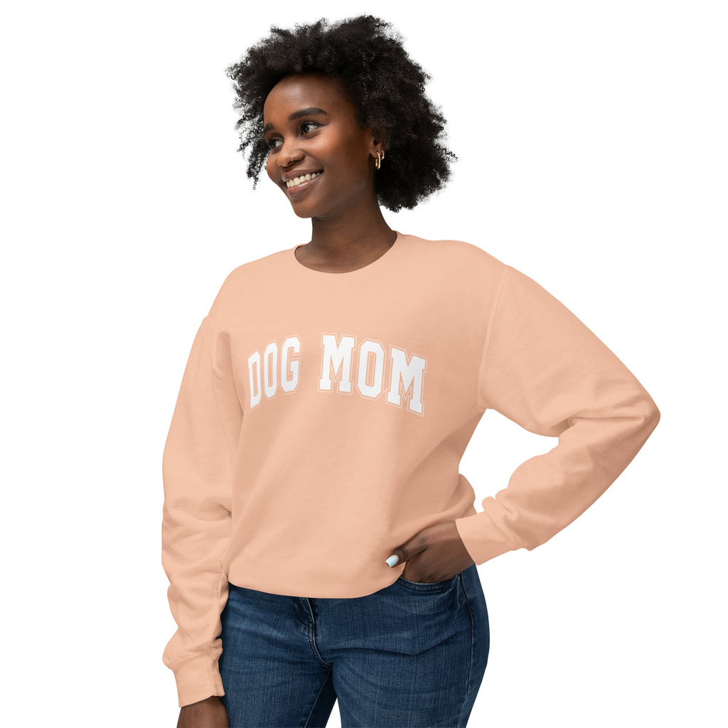 Dog Mom Varsity Crewneck Sweatshirt - Bark and Willow