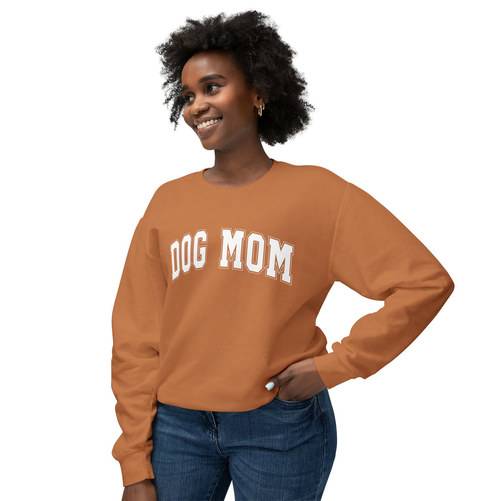 Dog Mom Varsity Crewneck Sweatshirt - Bark and Willow