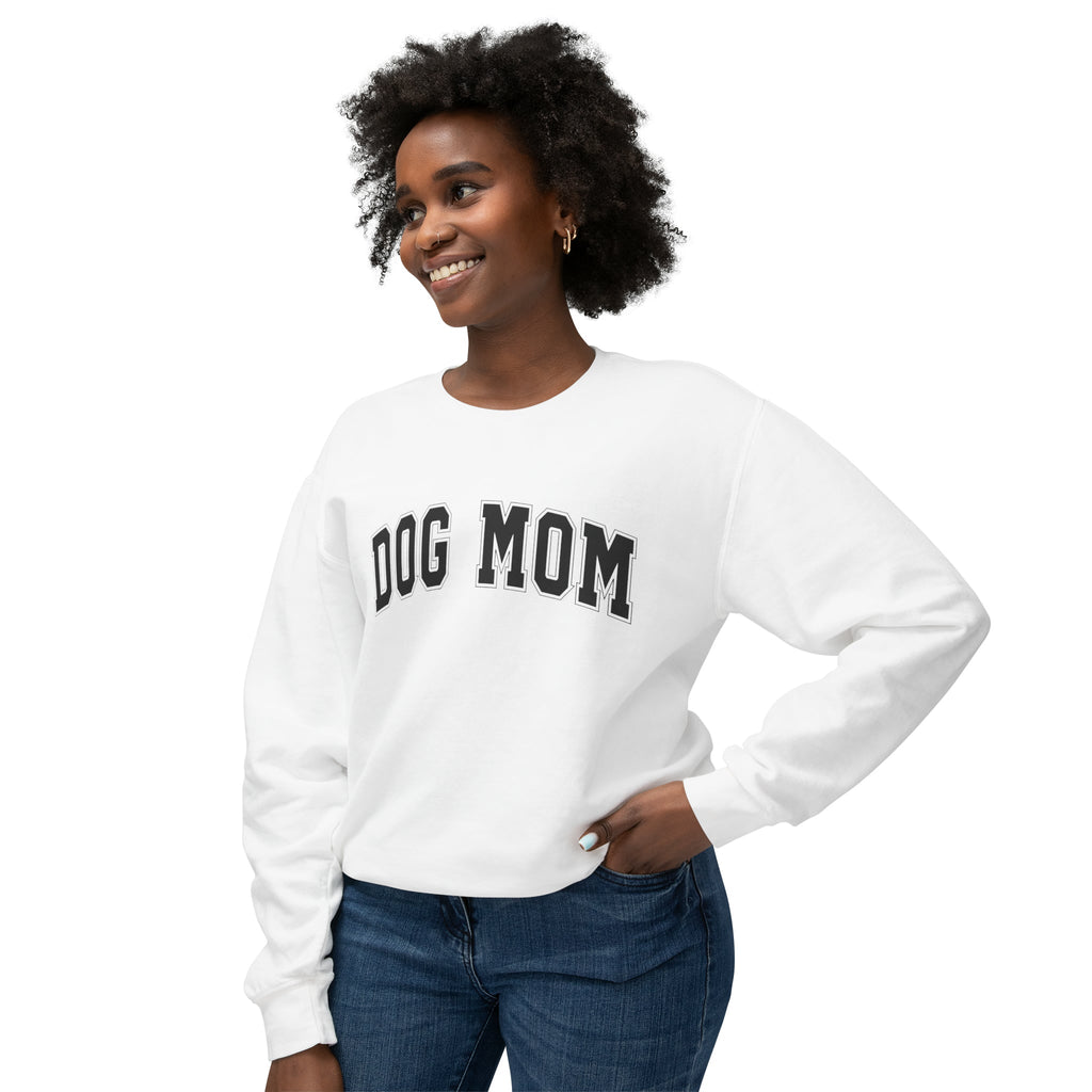 Dog Mom Varsity Crewneck Sweatshirt - Bark and Willow