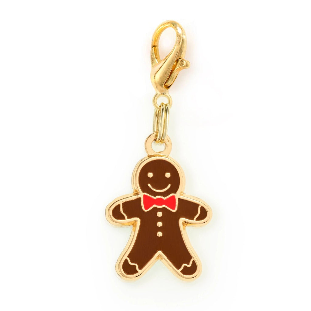 Gingerbread Man Collar Charm - Bark and Willow