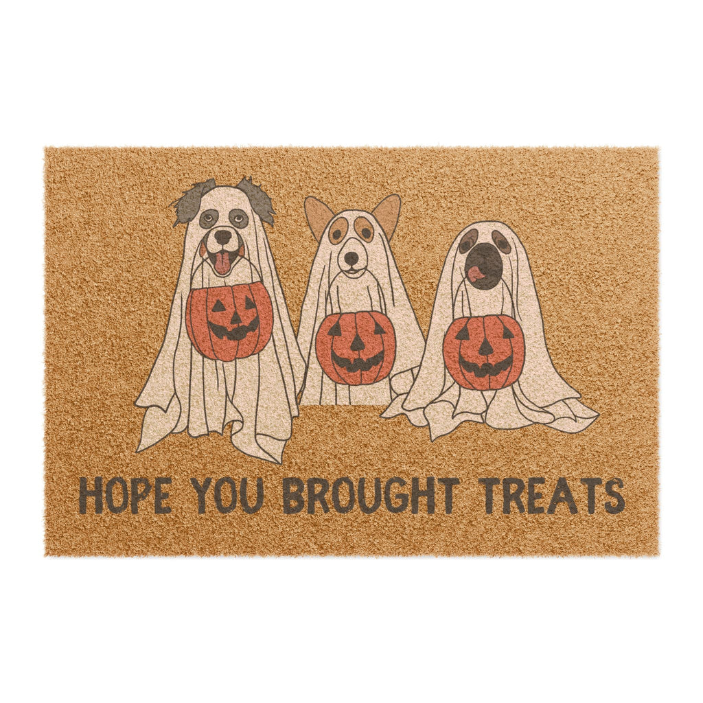 "Hope You Brought Treats" Door Mat *Pick Your Breeds* - Bark and Willow