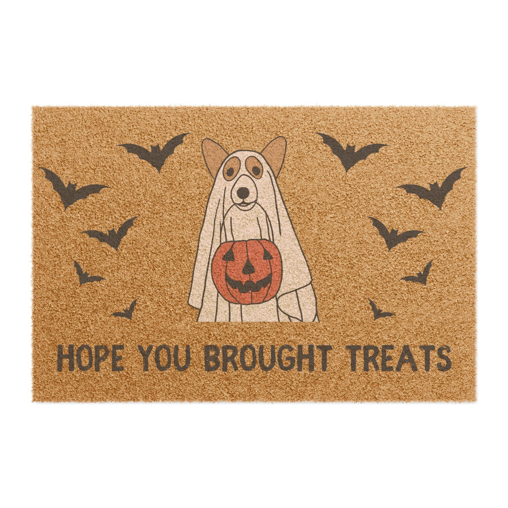 "Hope You Brought Treats" Door Mat *Pick Your Breeds* - Bark and Willow