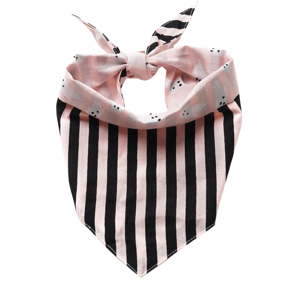 Pink Ghosts Reversible Bandana - Bark and Willow