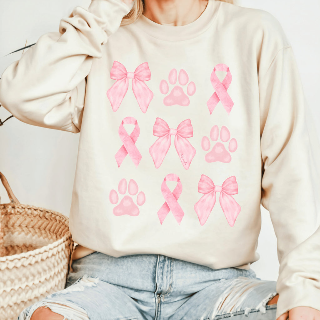 Ribbons, Bows & Paws Sweatshirt - Bark and Willow