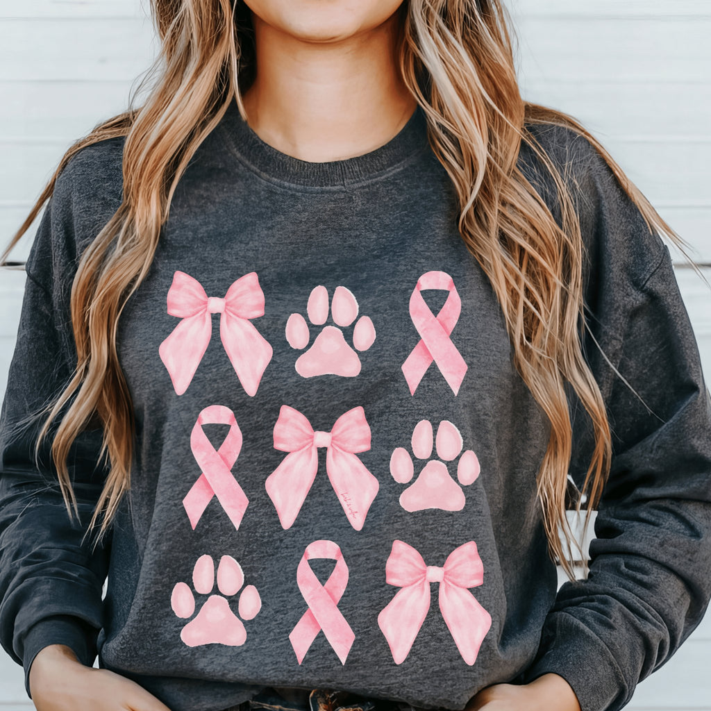 Ribbons, Bows & Paws Sweatshirt - Bark and Willow