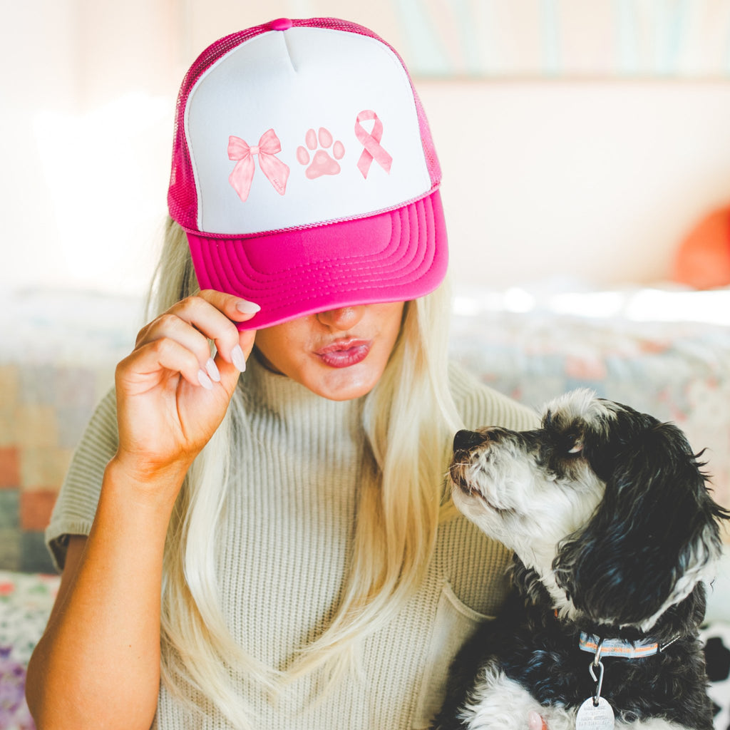 Ribbons, Bows & Paws Trucker Hat - Bark and Willow