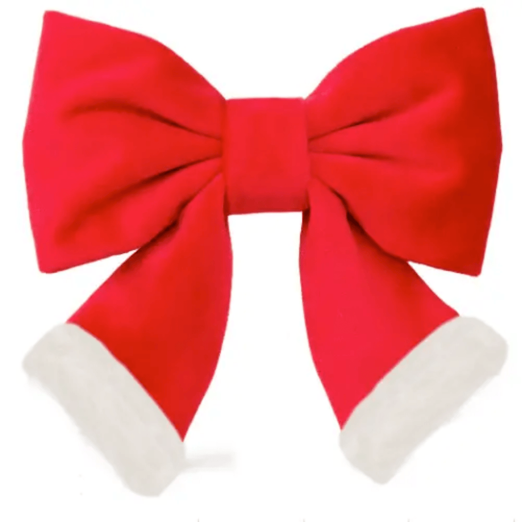 Santa Paws Lady Dog Bow - Bark and Willow