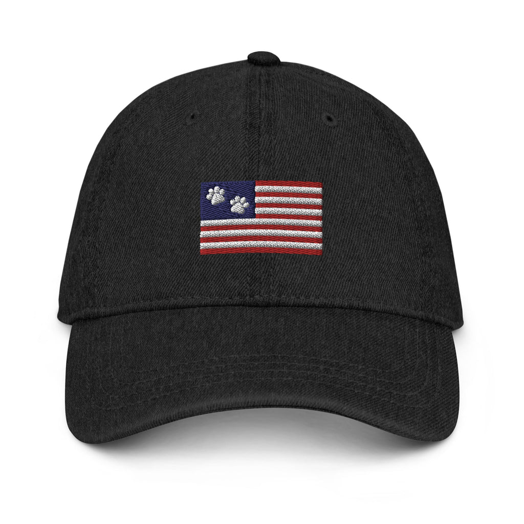 United States of Paw - merica Denim Dad Hat - Bark and Willow