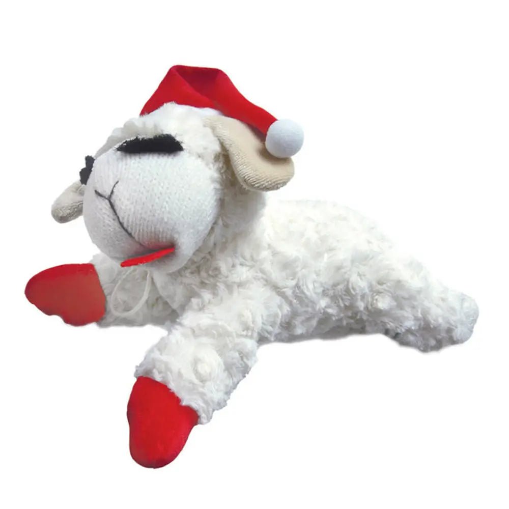 Holiday Lamb Chop w/ Santa Hat - Bark and Willow